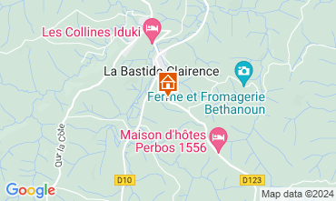 Map La Bastide-Clairence House 126674