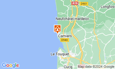 Map Le Touquet Apartment 107941