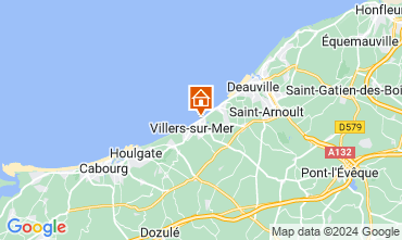 Map Villers sur Mer Apartment 78984