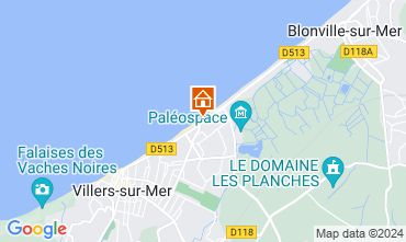 Map Villers sur Mer Apartment 78984