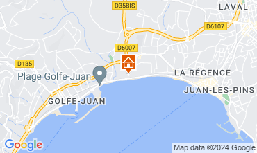 Map Juan les Pins Apartment 76269