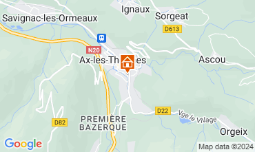 Map Ax Les Thermes Apartment 58968