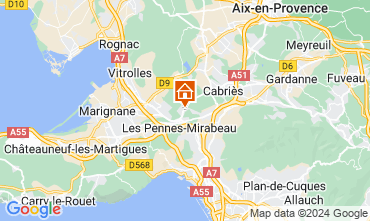 Map Aix en Provence House 87754