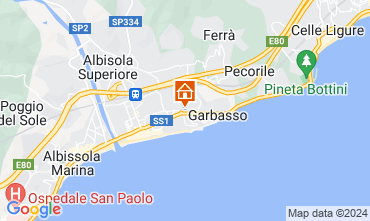 Map Albisola Superiore Apartment 104234