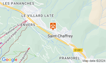 Map Serre Chevalier Apartment 78318