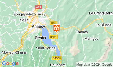 Map Annecy Apartment 90362