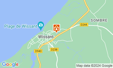 Map Wissant Villa 113746