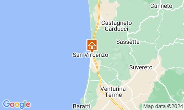 Map San Vincenzo Apartment 126435