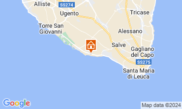 Map Santa Maria di Leuca House 78659