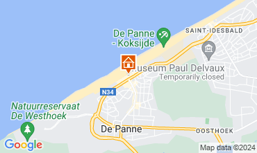 Map De Panne Apartment 118379