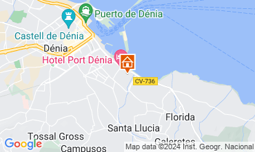 Map Denia Apartment 68366