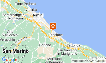 Map Riccione Apartment 126815