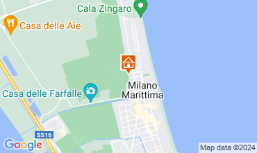 Map Milano Marittima Apartment 105773
