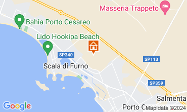 Map Porto Cesareo Apartment 122611