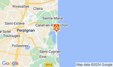 Map Canet-en-Roussillon Apartment 114049