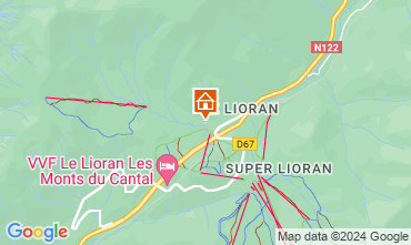 Map Le Lioran Apartment 50982