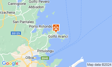 Map Aranci Gulf Villa 61414