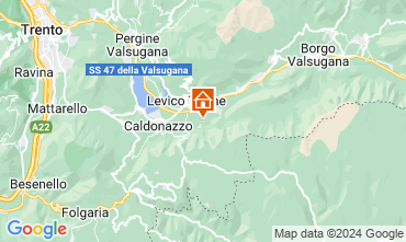 Map Levico Terme Apartment 128021