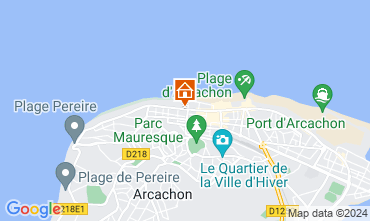 Map Arcachon Apartment 105537