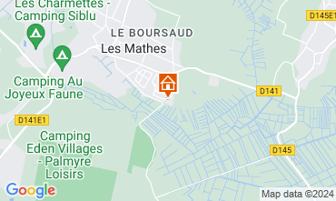 Map Les Mathes House 112282