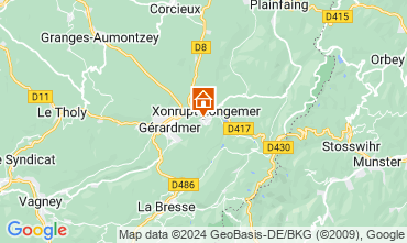 Map Grardmer Chalet 35155