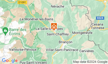 Map Serre Chevalier Apartment 44850