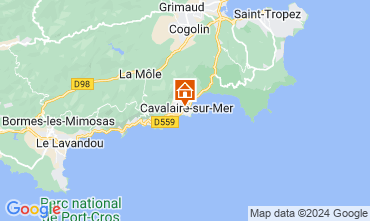 Map Cavalaire-sur-Mer Apartment 93859