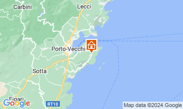 Map Porto Vecchio Villa 107229