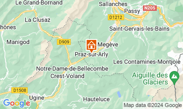 Map Praz sur Arly One-room apartment 2297