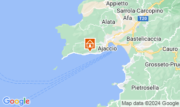 Map Ajaccio Apartment 122189