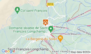 Map Saint Franois Longchamp Apartment 68919