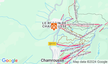 Map Chamrousse Apartment 129160