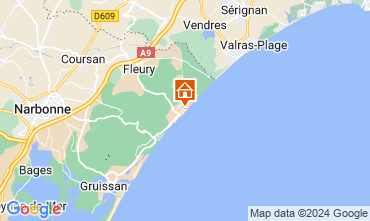 Map Saint Pierre la Mer Villa 116974