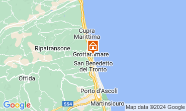 Map Grottammare Apartment 125888