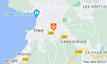 Map Erquy Apartment 125008