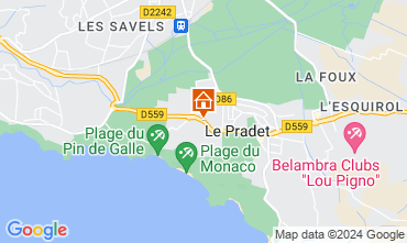 Map Le Pradet Apartment 108639