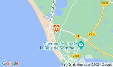 Map Le Crotoy Vacation rental 124417