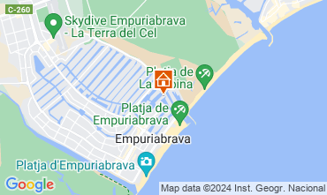 Map Empuriabrava Apartment 128286