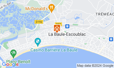 Map La Baule Apartment 41961