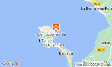 Map Noirmoutier en l'le Villa 93515