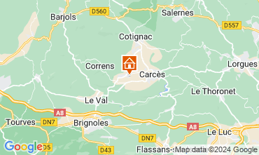 Map Cotignac Villa 125003