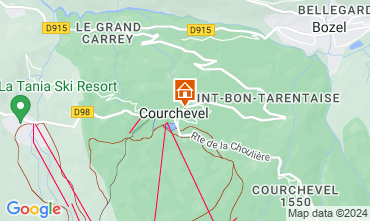 Map Courchevel Apartment 1083