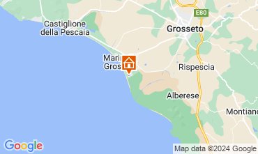 Map Grosseto Apartment 128448