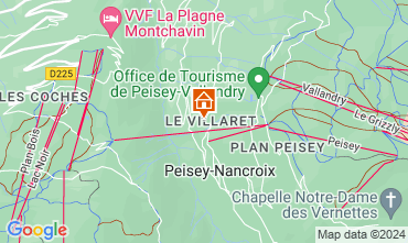 Map Peisey-Vallandry Chalet 101663