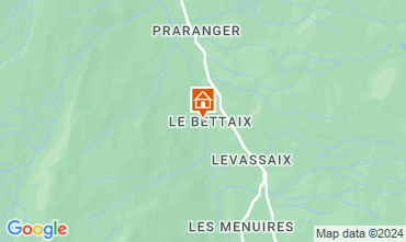 Map Les Menuires Chalet 116653