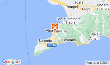 Map Vico Equense Apartment 127150