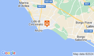 Map Anzio Apartment 100892