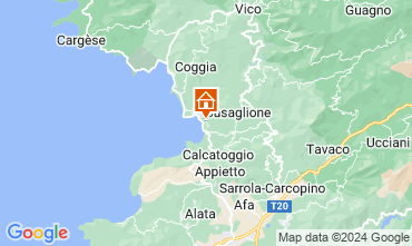 Map Ajaccio Villa 122902
