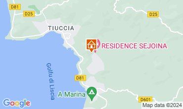 Map Ajaccio Villa 122902