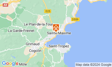 Map Sainte Maxime Apartment 102878